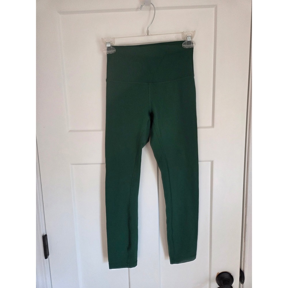 Lululemon Align High-Rise Pant 25 Rainforest Green Nulu Yoga Leggings‎ Size 4
